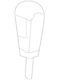 Volvo Shift Knob P89015