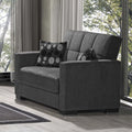 Dark Gray Loveseat W7333