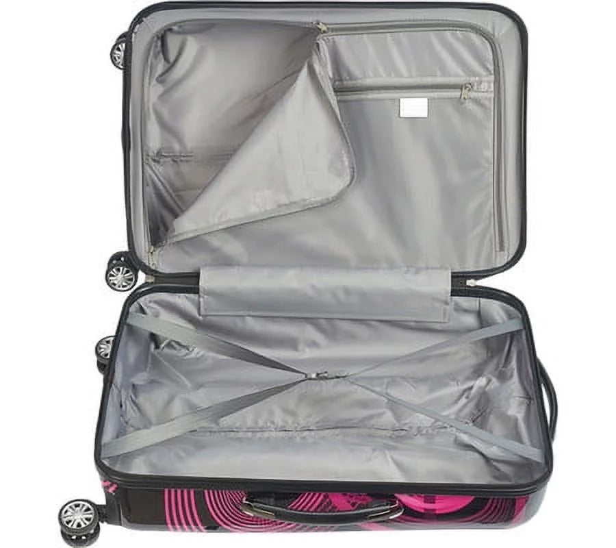 20 Inch Expandable Spinner Rolling Luggage Suitcase, ABS Hard Case, Pink T5214