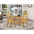 5-piece Wood Dining Table and Chairs in Oak C784