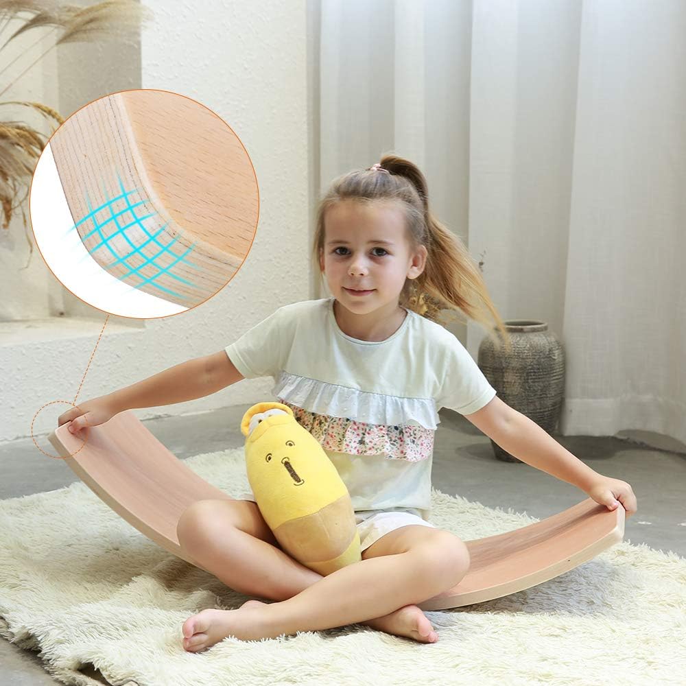 Natural Wood Balance Board 35 Inch B468122