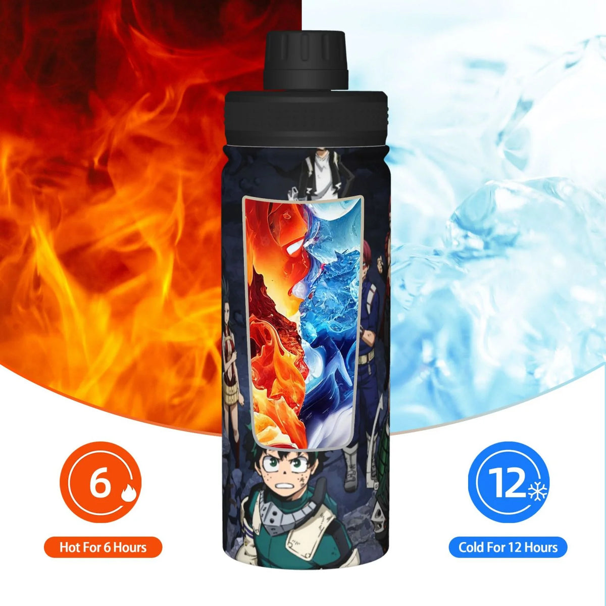Insulated Stainless Steel Water Bottle 18OZ Q3233