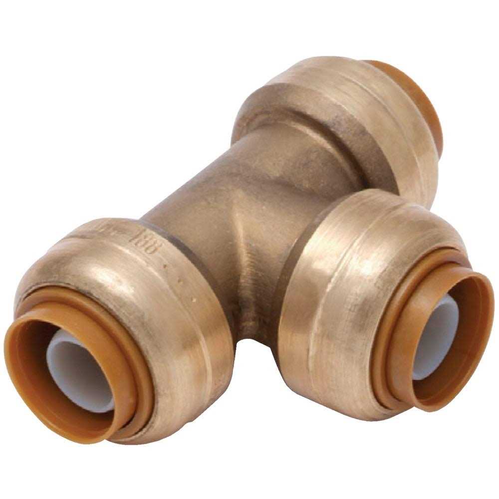Push-to-Connect Tee 1/2 In. x 1/2 In. x 1/4 F8470