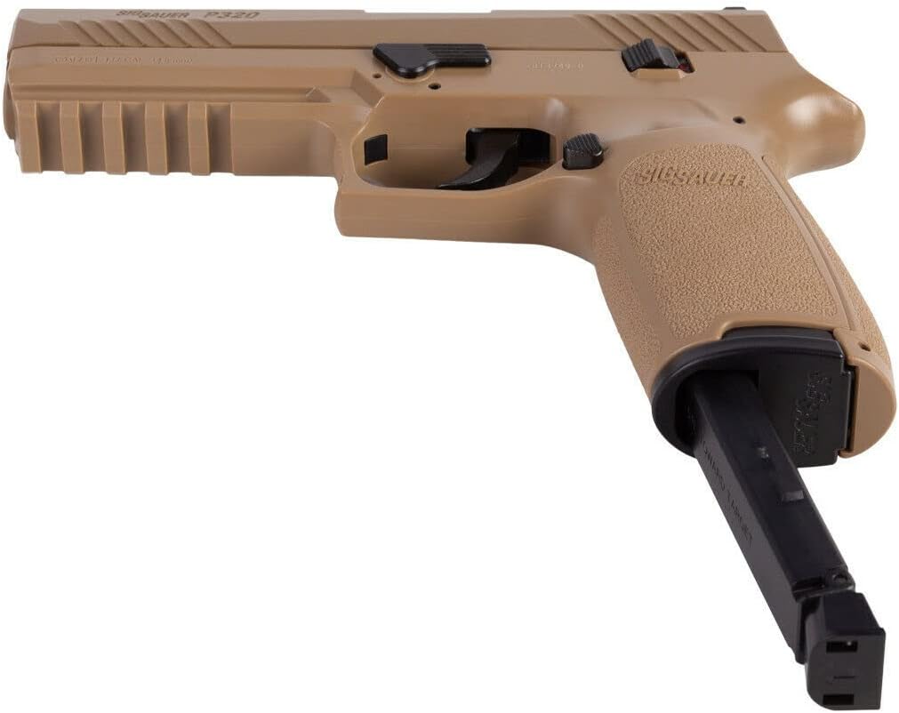 SIG Sauer P320 Air Pistol with CO2 12 Gram (15 Pack) and 500 Lead Pellets Bundle A7155