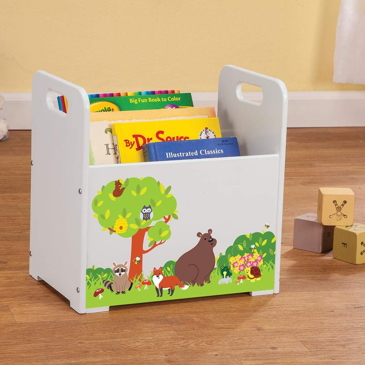 Wooden Book Storage Bin, Pack of 2 R1362
