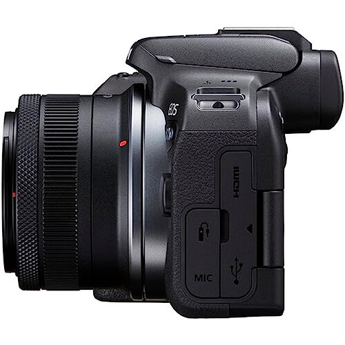 Mirrorless Camera with 18-45mm Lens, 2X 64GB Memory Cards, Case, Card Reader (Renewed) L821887