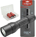 SureFire G2X Tactical 600 Lumen Flashlight Bundle with 2x Extra CR123A and Battery Case D94668