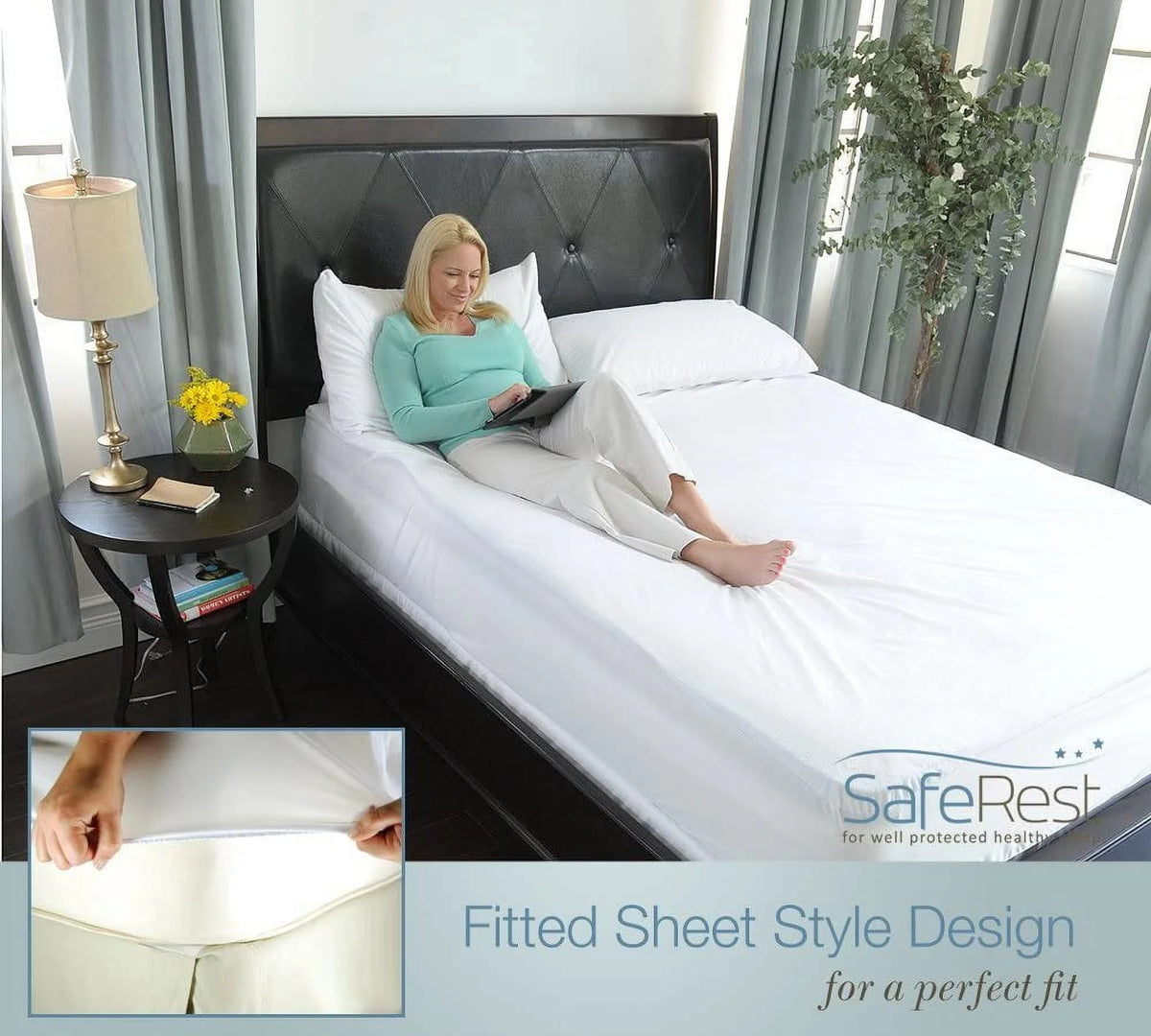 Hypoallergenic Waterproof King Mattress Protector P22645