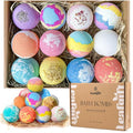 12 Pc Handmade Bath Bombs with Sea Salt Cocoa & Shea Butter P8919