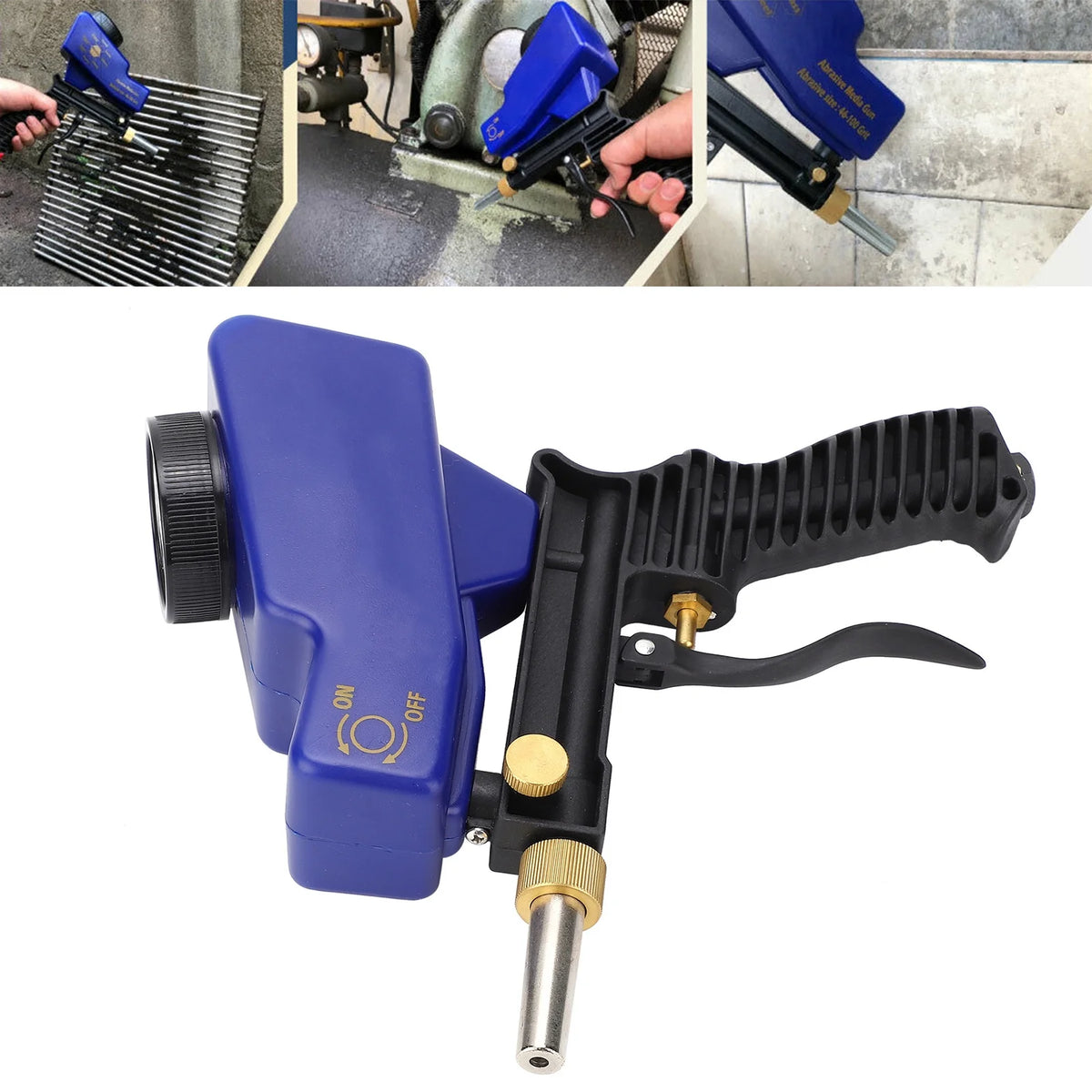 Handheld Gravity Feed Sandblaster 70-150 PSI Y310