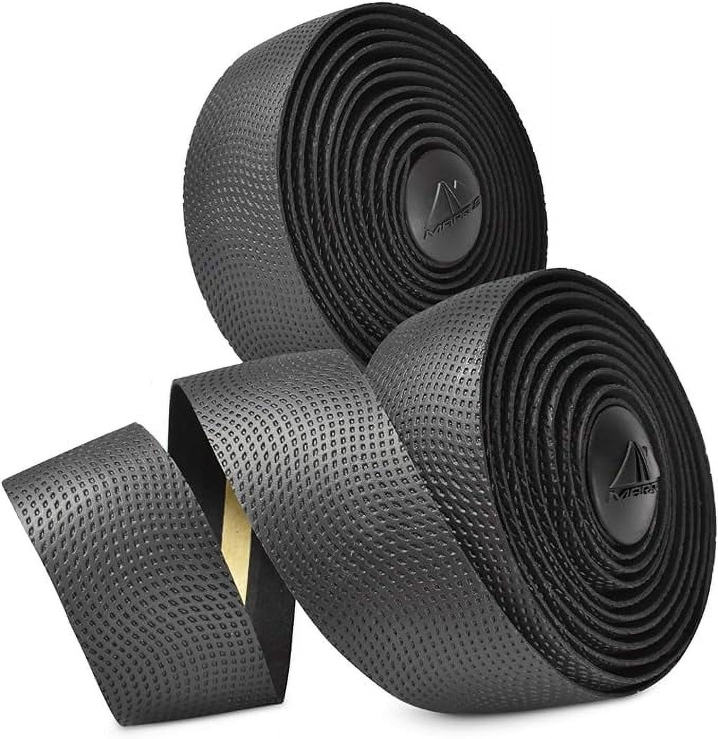 2 Rolls Bike Handlebar Tape with Adhesive Backs and Bar End Plugs Q191828