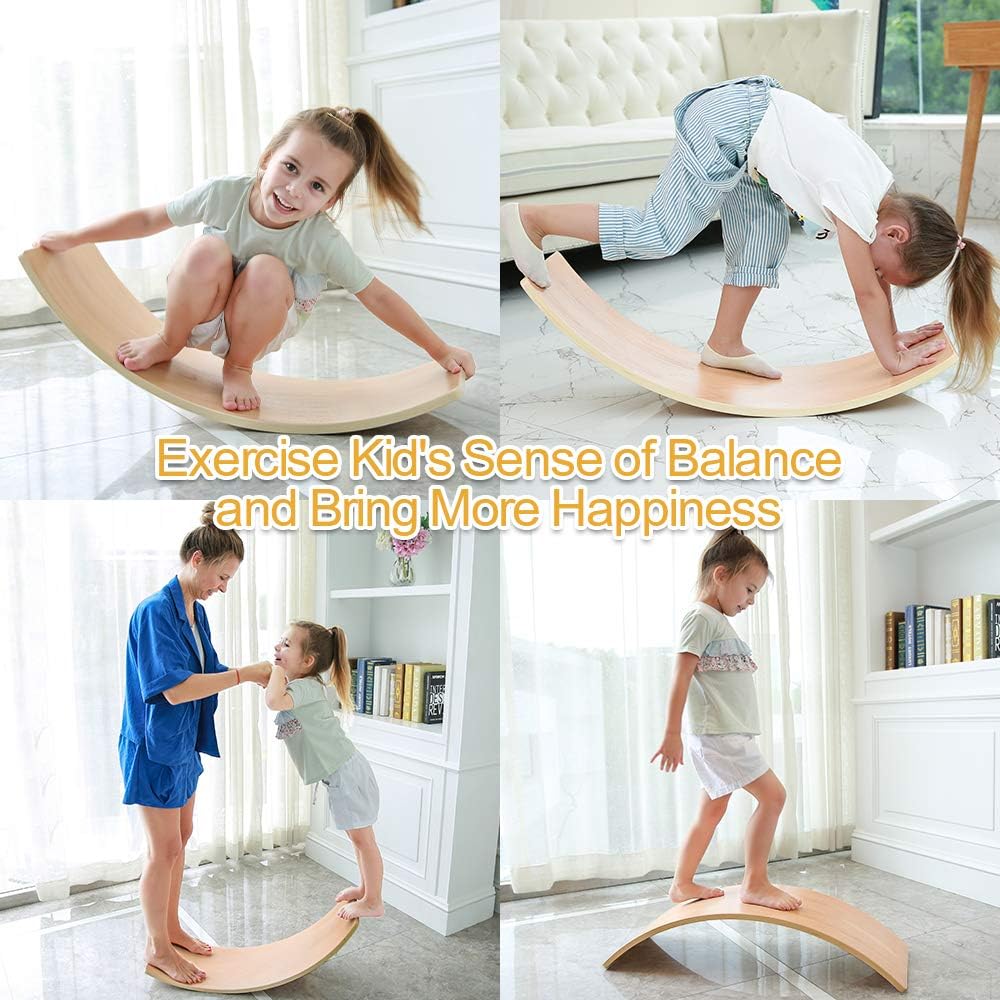Natural Wood Balance Board 35 Inch B468122