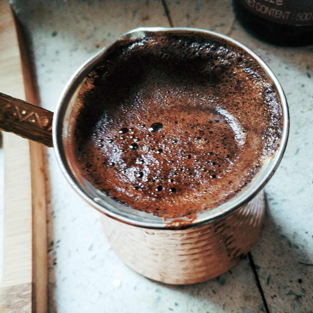 Hand Hammered Copper Turkish Coffee Pot J8322