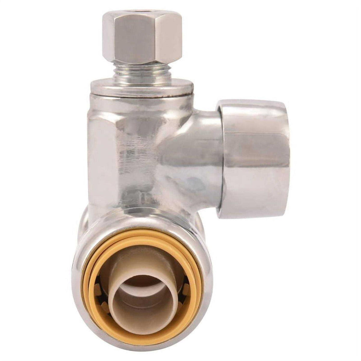 Push-to-Connect Tee 1/2 In. x 1/2 In. x 1/4 F8470