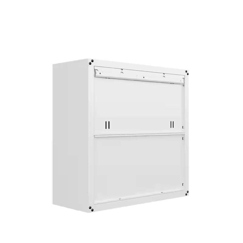 30 in. 2-Shelf Wall Mount Metal Garage Cabinet in White Q316