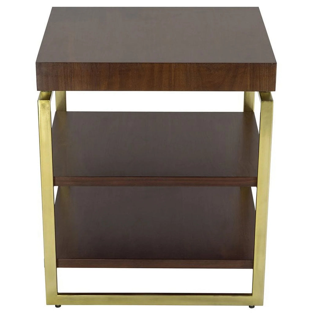 Chairside Table Rich Nut Brown A9434