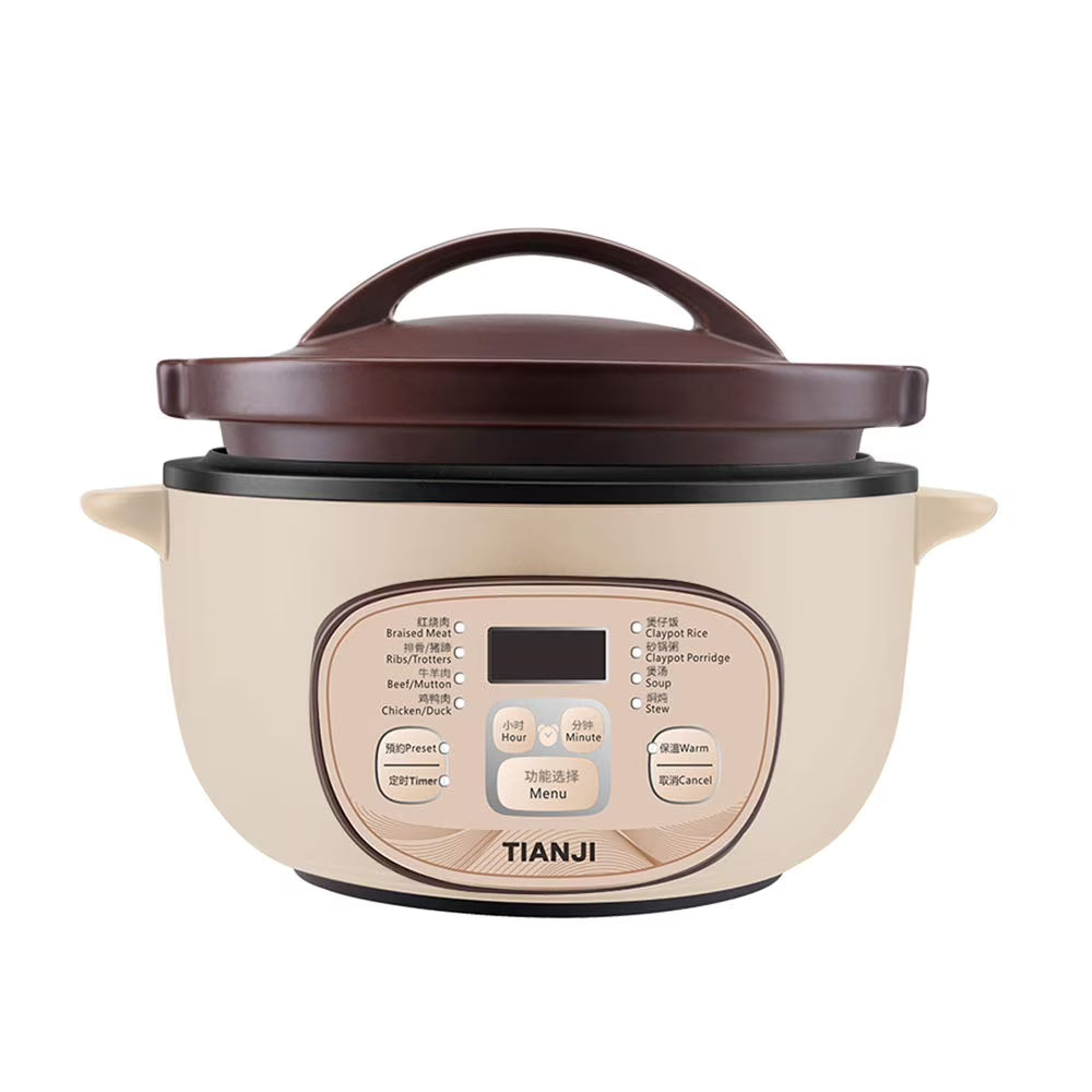 3L Ceramic Electric Claypot Rice Cooker G738627