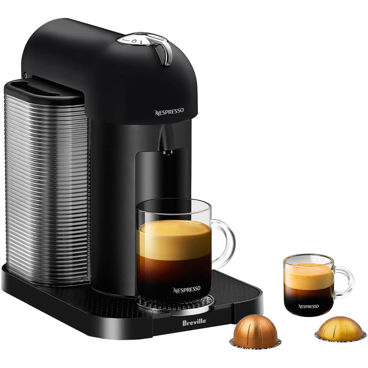Black Single-Serve Coffee & Espresso Machine X334