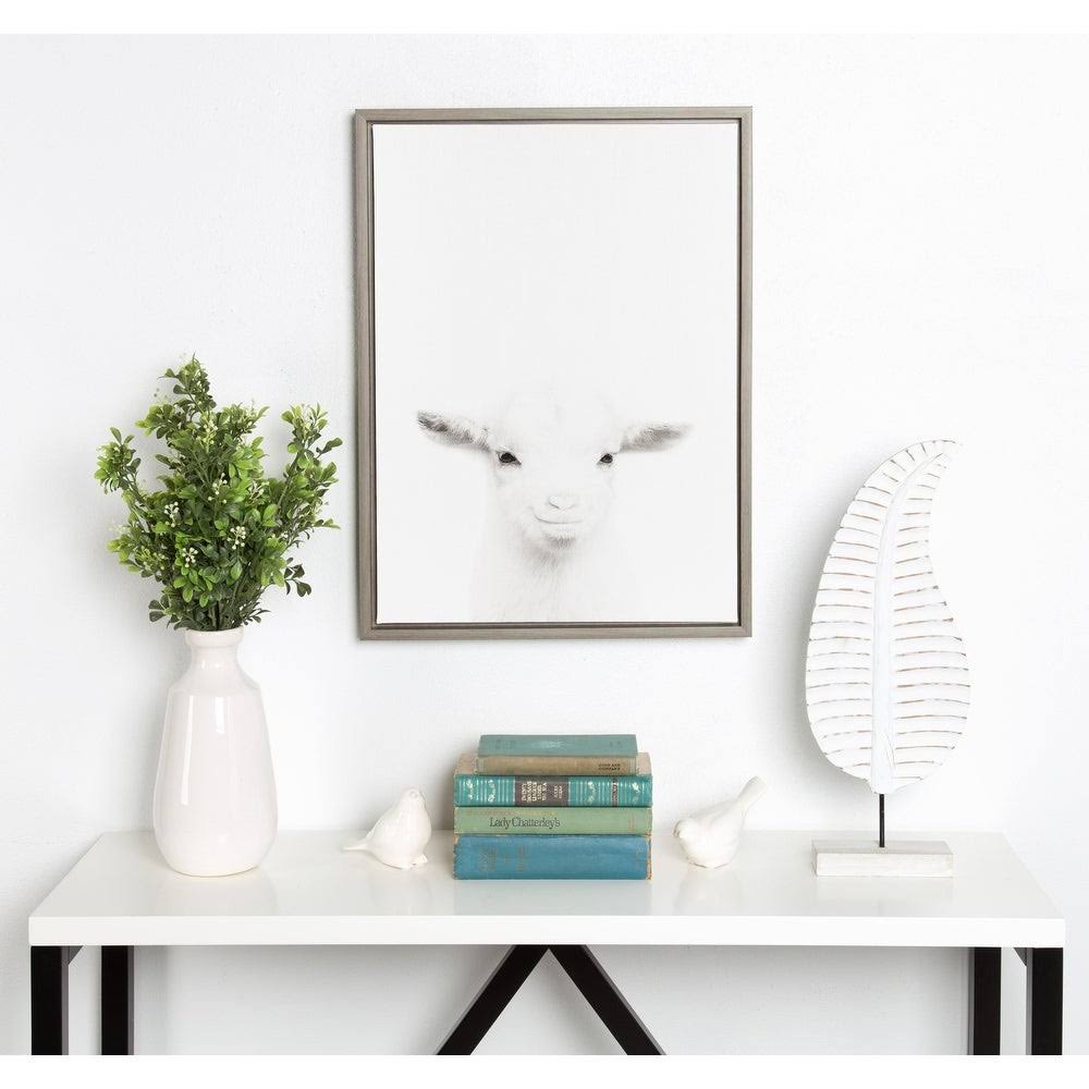 Gray Framed Canvas U177509
