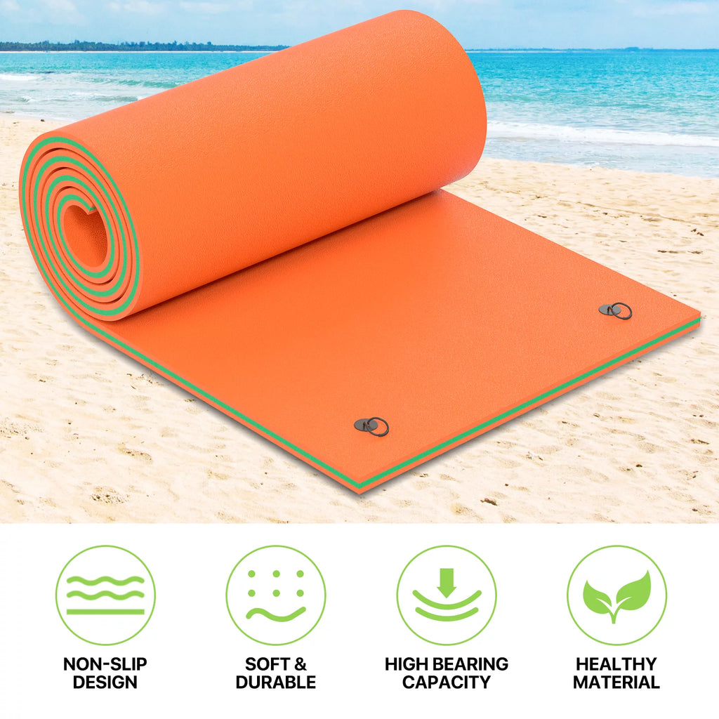 18' x 6' 3-Layer XPE Foam Water Floating Mat Y62414