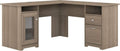 L Shape Desk, 60W, Ash Gray M51524