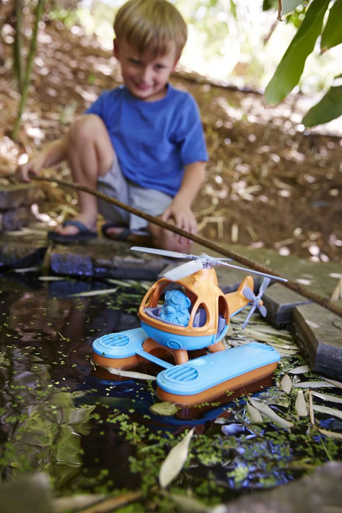 Orange/Blue Seacopter Play Vehicles U377