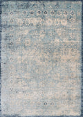 Lt. Blue Ivory Rug H6383