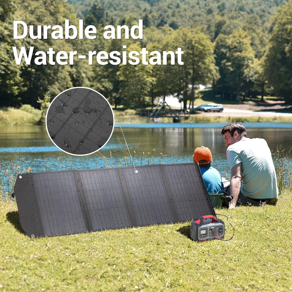 300W Portable Power Station with 100W Solar Panel Y7786