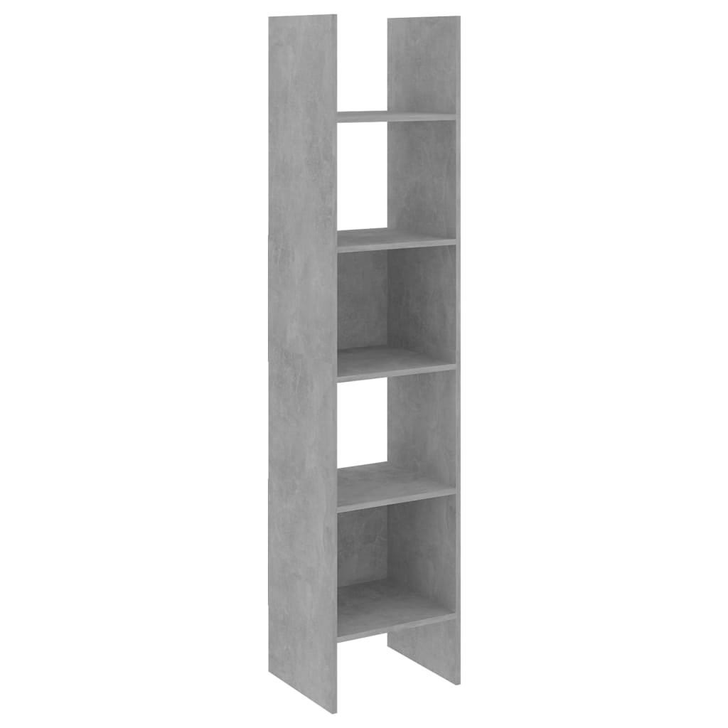 Concrete Gray Chipboard Book Cabinet S680