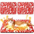 2 Pack Green Self Warming Cat Bed 18 x 24 Inch S79943