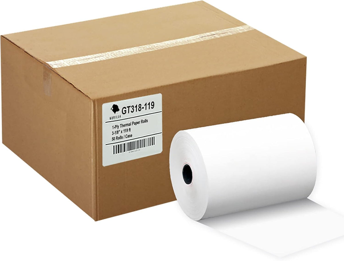 Thermal Paper Receipt Rolls 3 1/8 x 230 ft 32 Rolls W64678