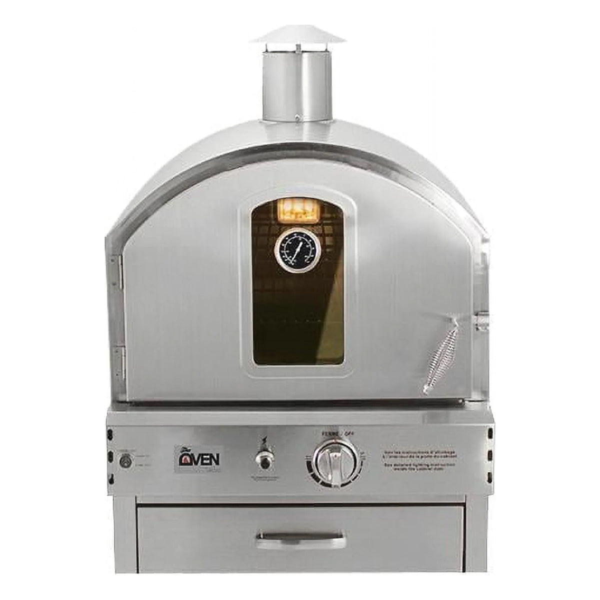 Built-In Natural Gas Outdoor Pizza Oven O3955