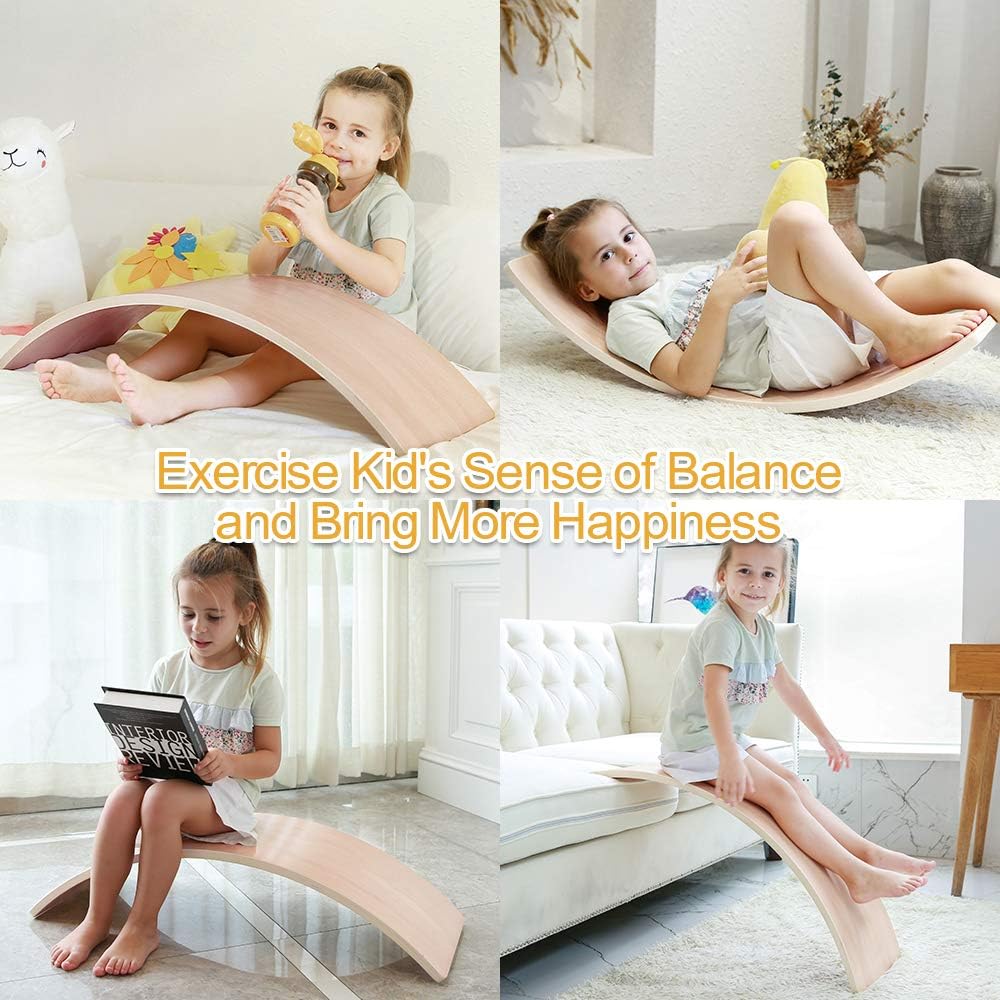 Natural Wood Balance Board 35 Inch B468122