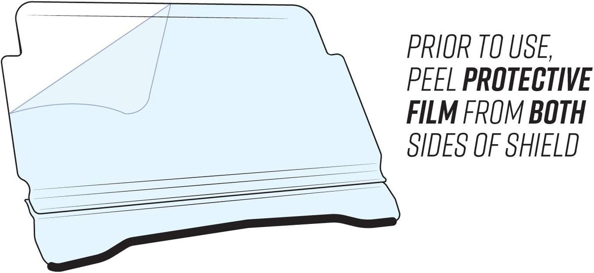 Clear 1/4 Thick Polycarbonate Rear Windshield X209890
