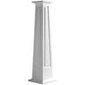 12x22W x 8&H Square Tapered Raised Panel Column C5770