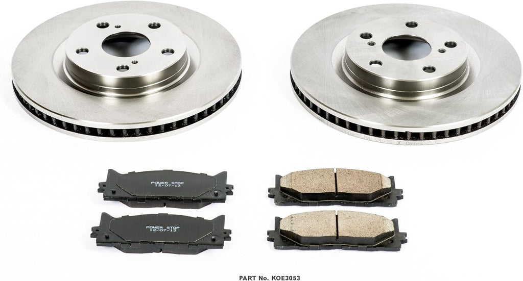 Front Brake Pad and Rotor Kit Y91124