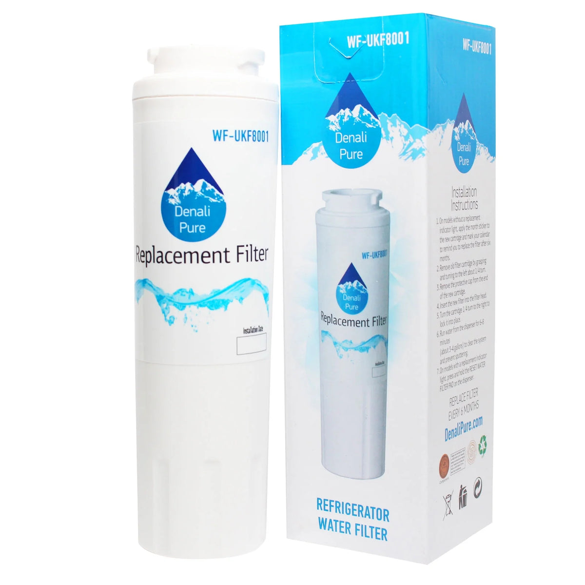 2-Pack Replacement Refrigerator Water Filter L413344