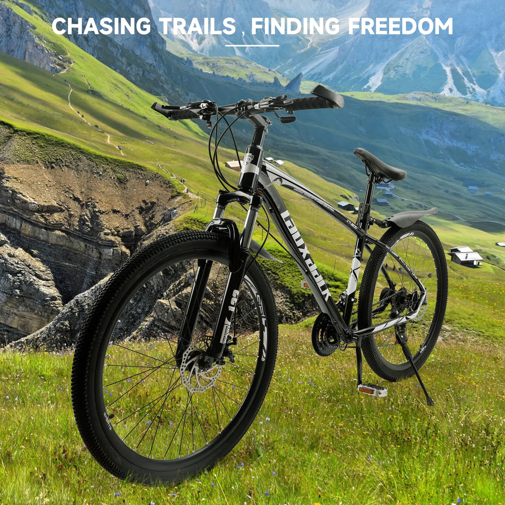 Full Suspension 21 Speed 27.5 inch Dual Disc Brake Mountain Bike Y424935