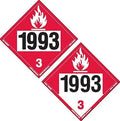 Two-Sided 4-Digit Placard Rigid Vinyl Pack of 25 S6445