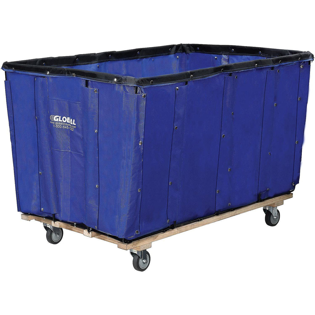 Vinyl Basket Bulk Truck, 24 Bushel, Blue W14128