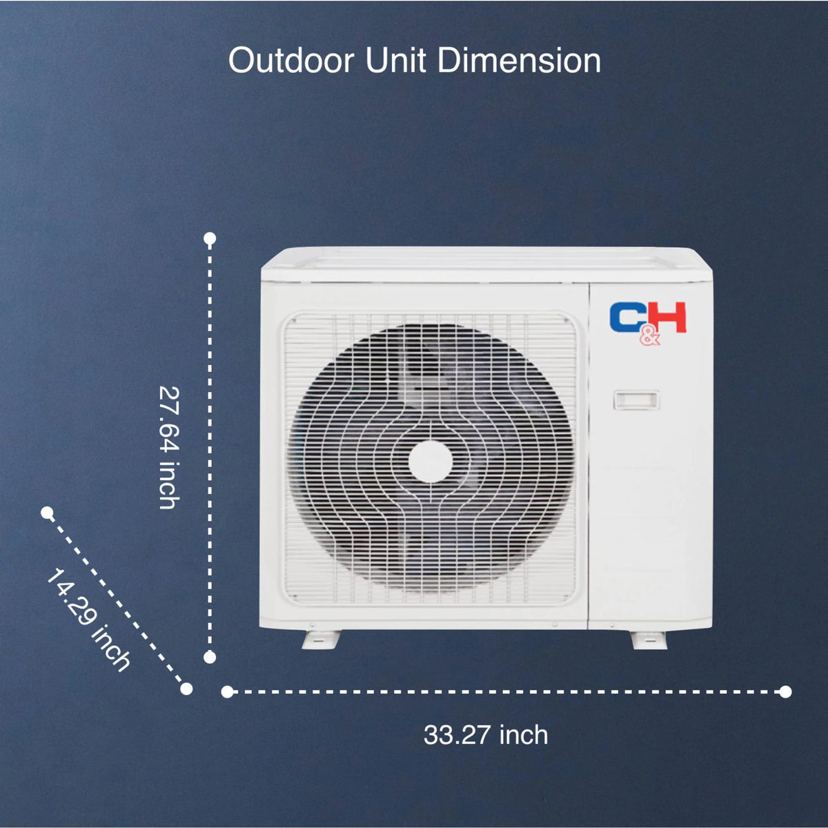 18000 BTU 230V Wall Mounted Mini Split Heat Pump Air Conditioner J7647