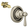 Brushed Nickel Single-Handle Transfer Valve Trim Kit with Valve D291421