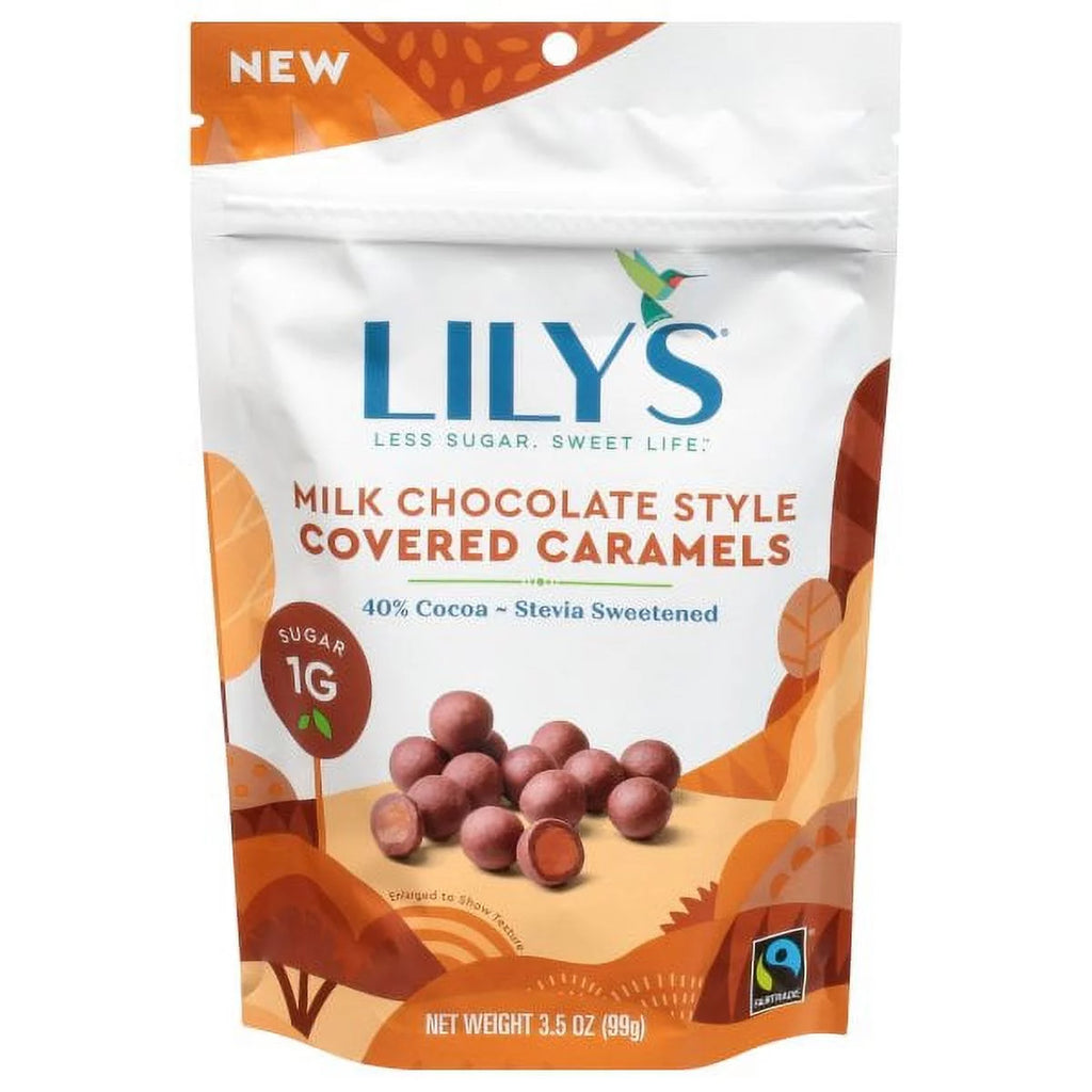 Milk Chocolate Style Covered Caramels 3.5 oz Pack Of 12 E100