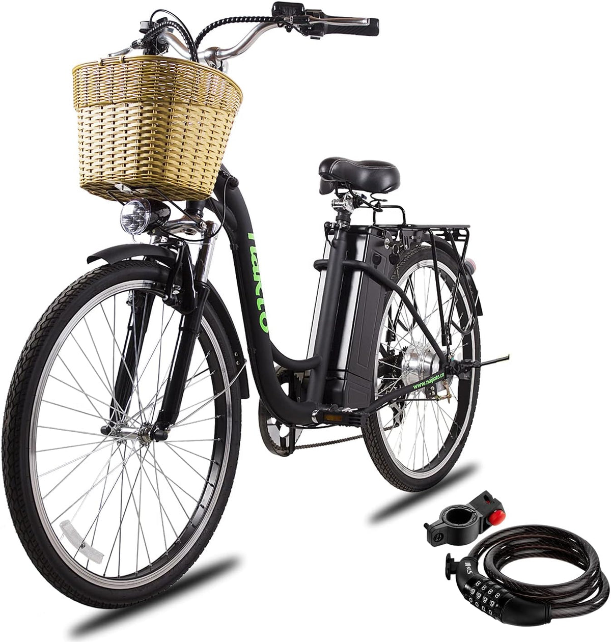 26'' Electric Cargo Bicycle with 10.5Ah Removable Lithium Battery K366901