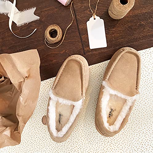 Genuine Shearling Indoor/Outdoor Moccasin Slipper U64677