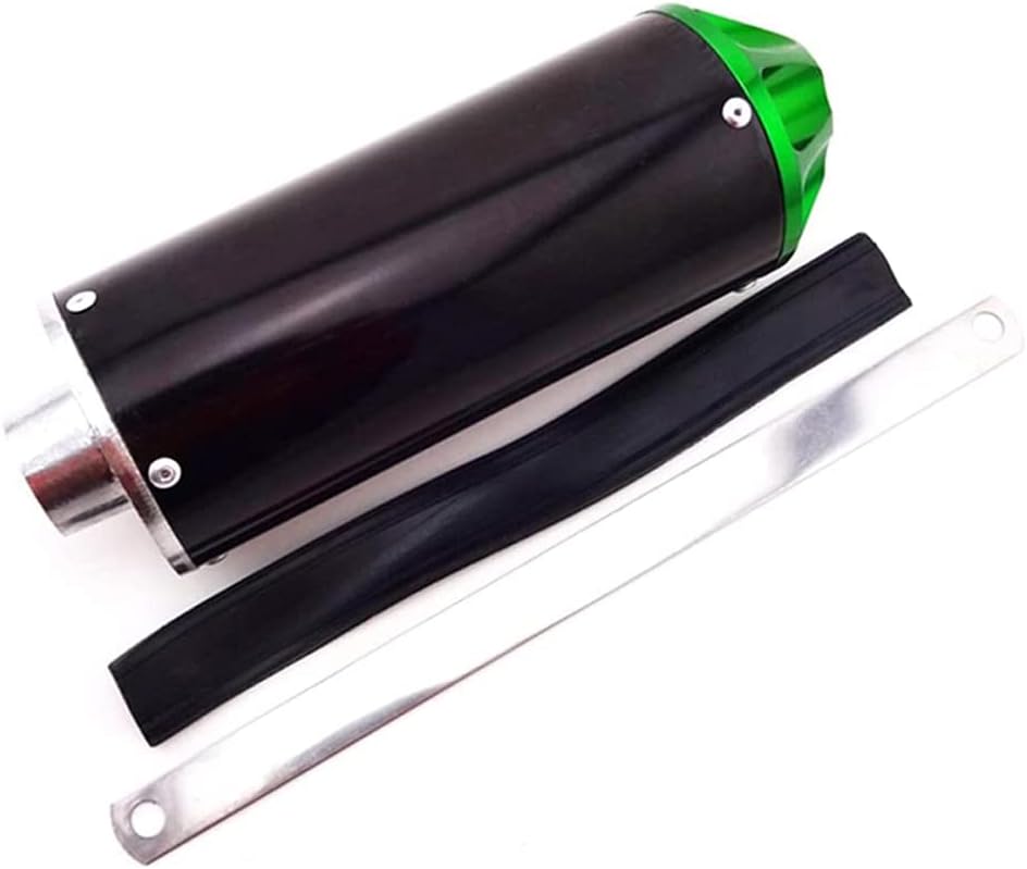 Green Exhaust Muffler Silencer Pipe Assembly Kit Pack of 2 F220711