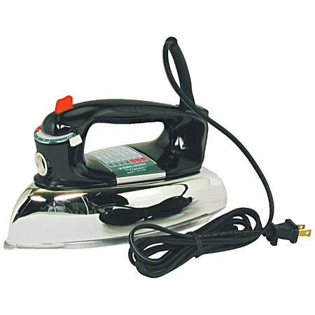 Black Metal Steam and Dry Iron H22941