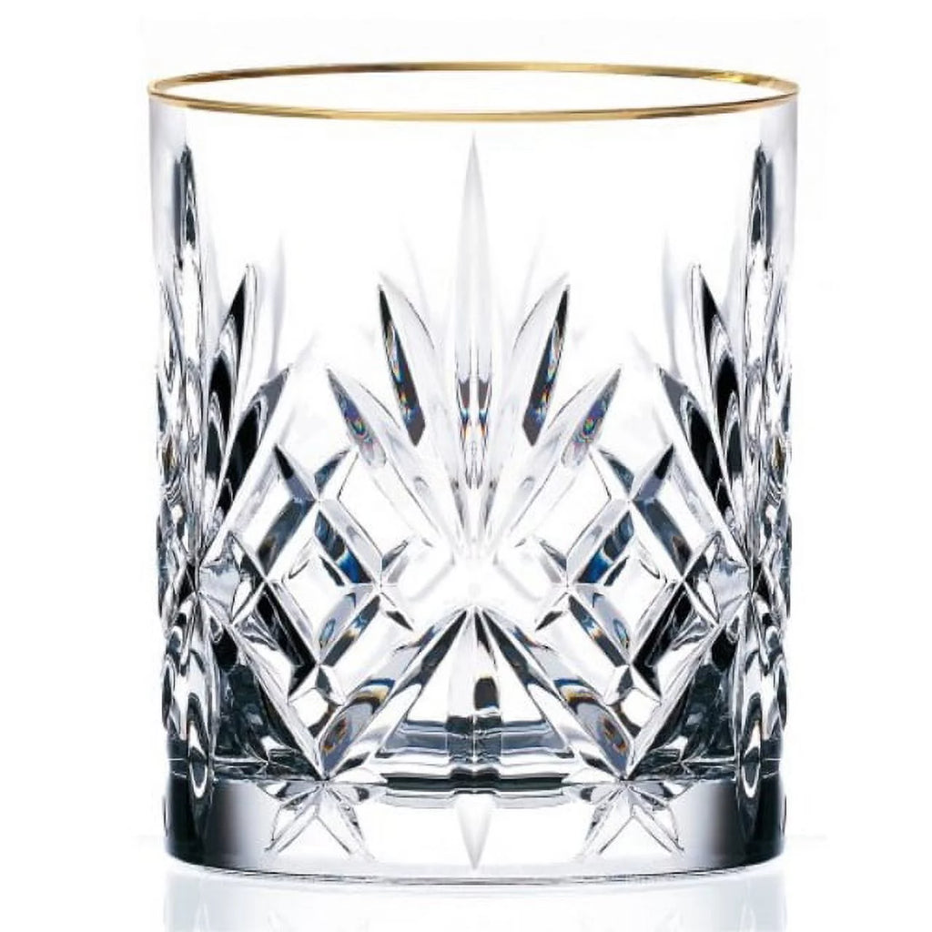 Crystal Double Old Fashion Beverage Glass Set of 4 K871