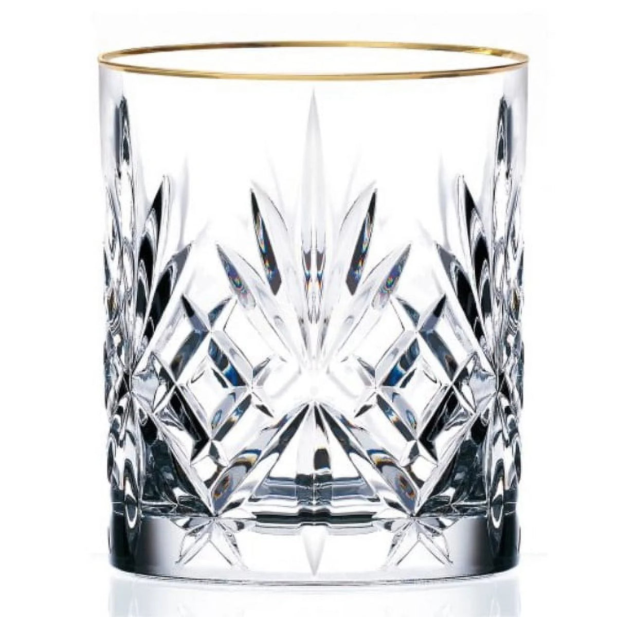 Crystal Double Old Fashion Beverage Glass Set of 4 K871
