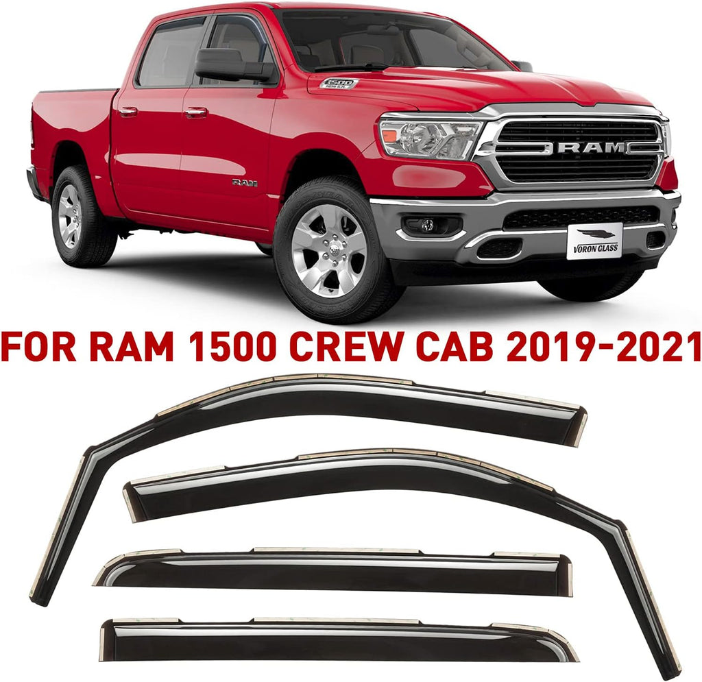 4 Pieces In-Channel Rain Guards for Trucks R346698